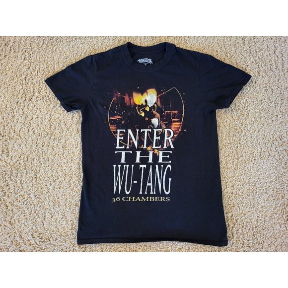 Wu Tang Clan 36 Chambers Shirt Enter The Wu Tang Tee Size Small Black - Picture 1 of 10